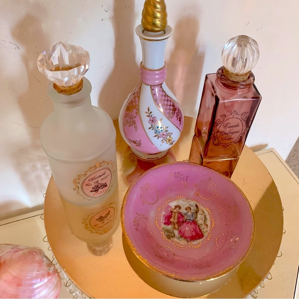 Vintage pink Victorian rococo collection